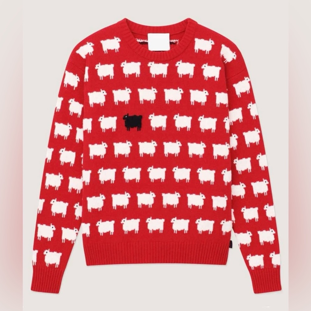 NWT Princess Diana Black Sheep Sweater